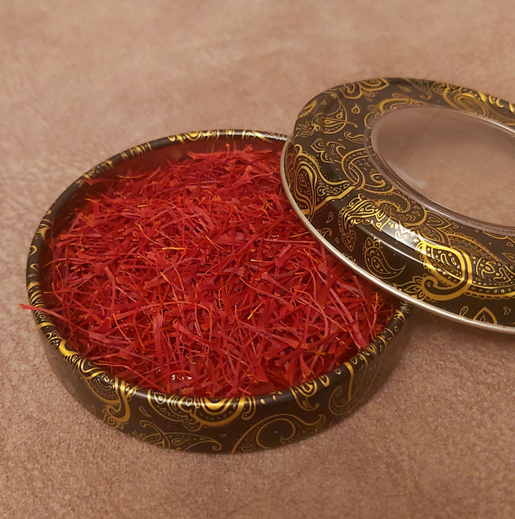 زعفران سوپر نگین صادراتی ۱مثقالی خاتم یا کریستال